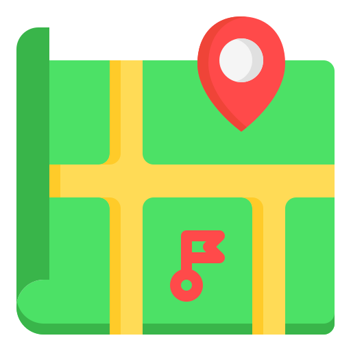 mapa de localización icono gratis