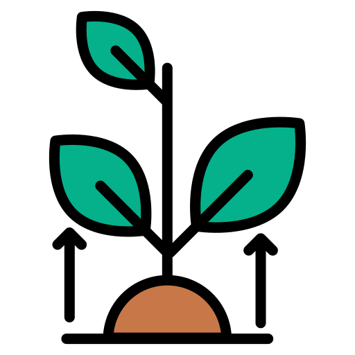 성장 무료 아이콘