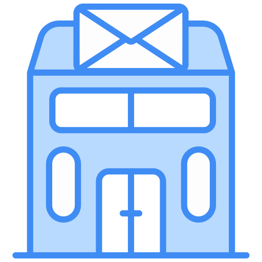 bureau de poste Icône gratuit bureau de poste Icône gratuit