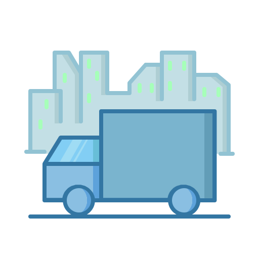 camión icono gratis