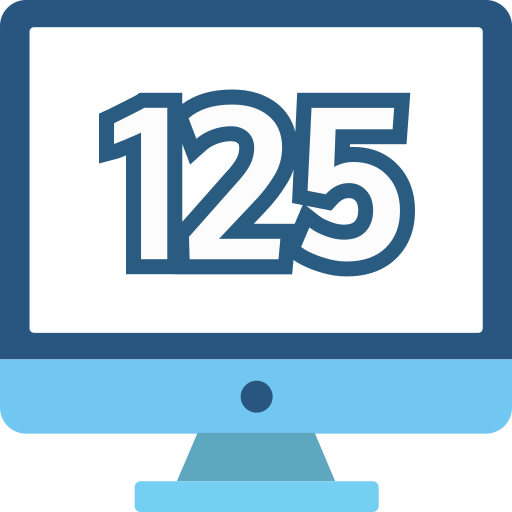 125 Icône gratuit 125 Icône gratuit
