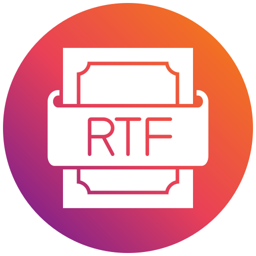 rtf icono gratis