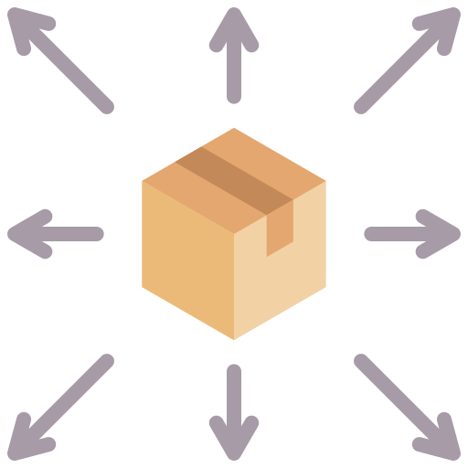 distribuição grátis ícone