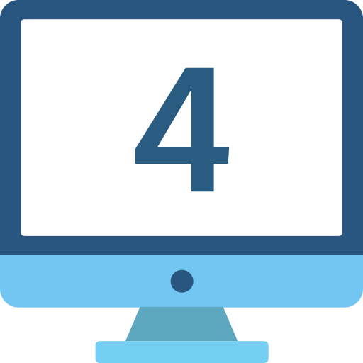 vier kostenlos Icon vier kostenlos Icon