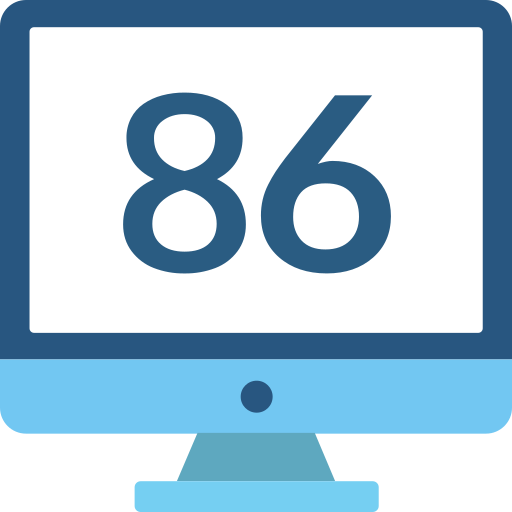 86 icono gratis