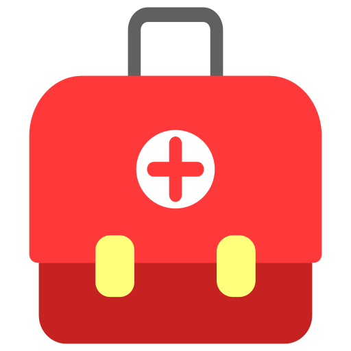 bolsa de médico icono gratis