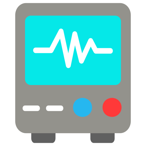 máquina de electrocardiograma icono gratis