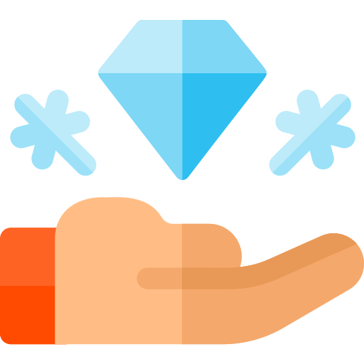 Diamond Basic Rounded Flat icon