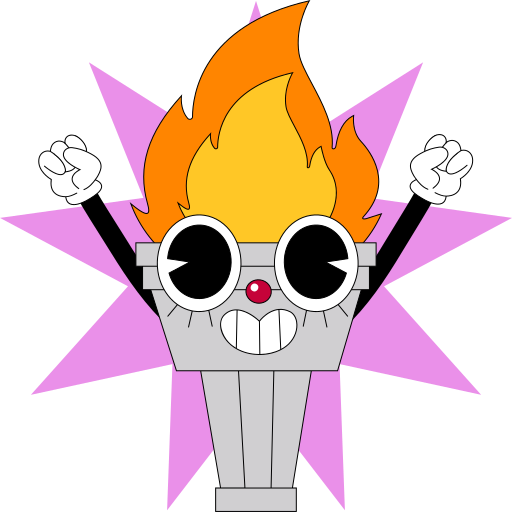 Torch free sticker Torch free sticker