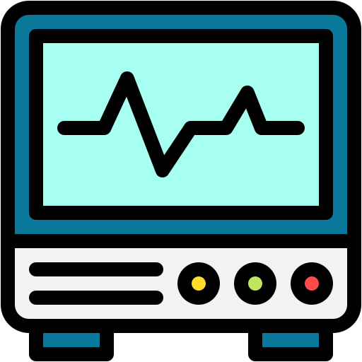 monitor de electrocardiograma icono gratis