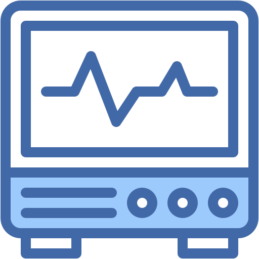 monitor de electrocardiograma icono gratis