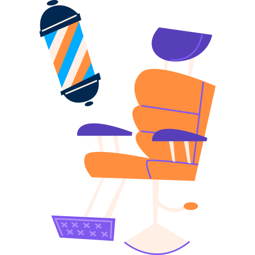 Barber shop free sticker