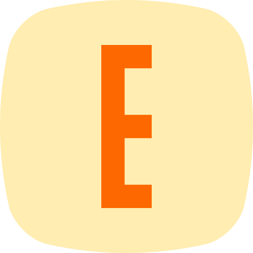 Letter e - Free education icons