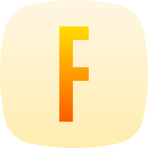 Letter f - Free education icons