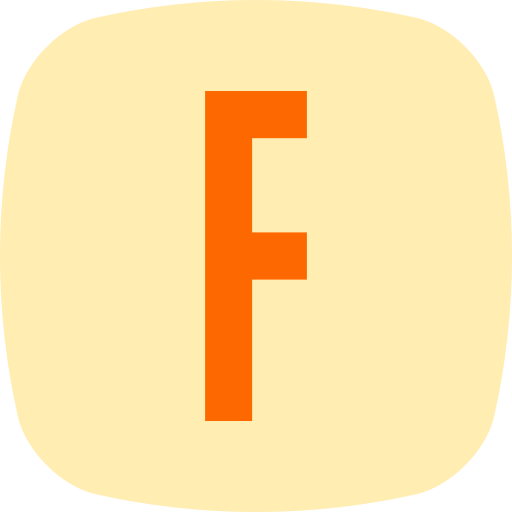 Letter f - Free education icons