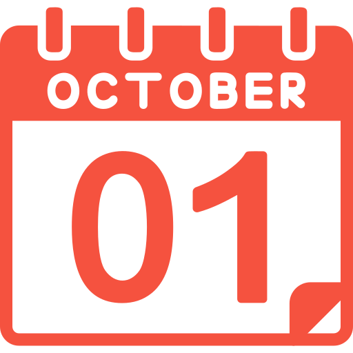 octubre icono gratis