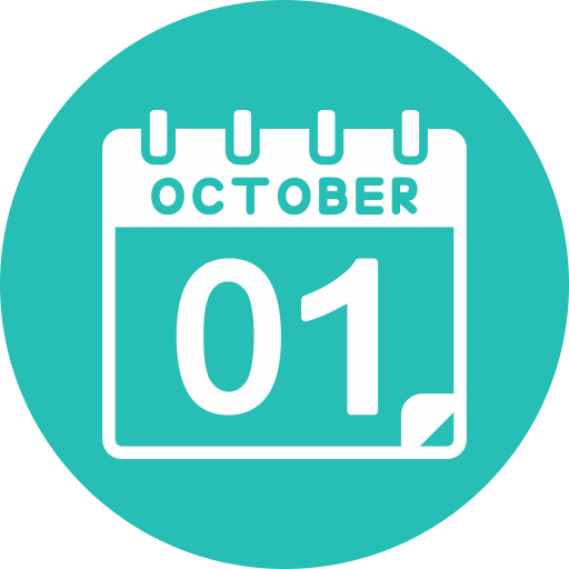 octubre icono gratis