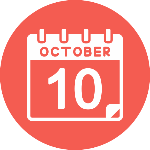 octubre icono gratis