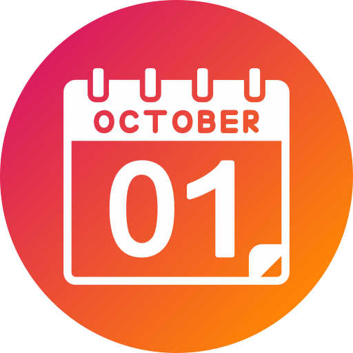 octubre icono gratis