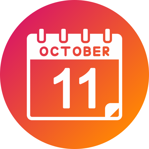 octubre icono gratis