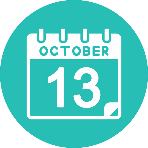 octubre icono gratis