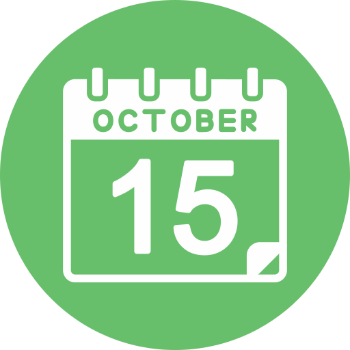 octubre icono gratis