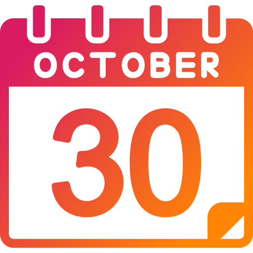 octubre icono gratis