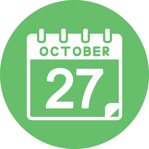 octubre icono gratis