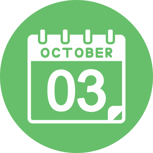 octubre icono gratis