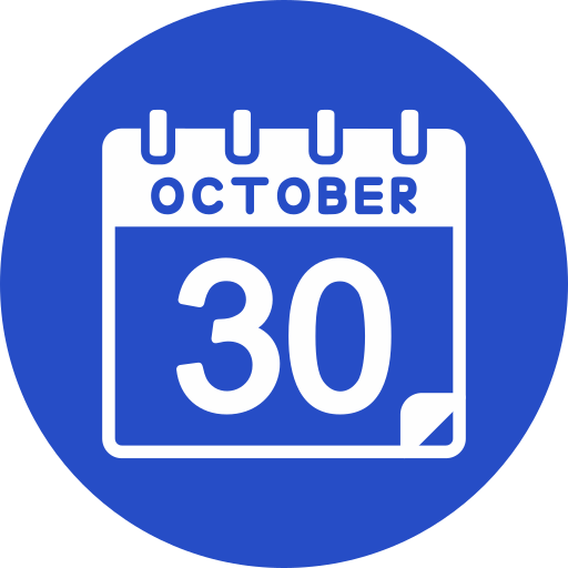 octubre icono gratis