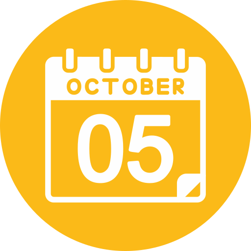 octubre icono gratis