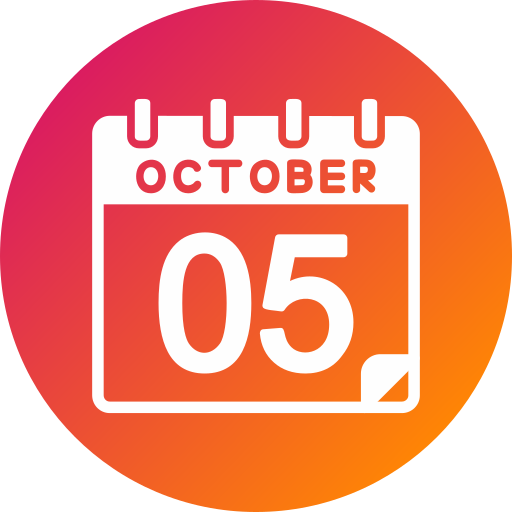 octubre icono gratis