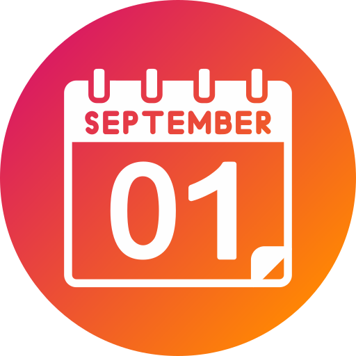 septiembre icono gratis