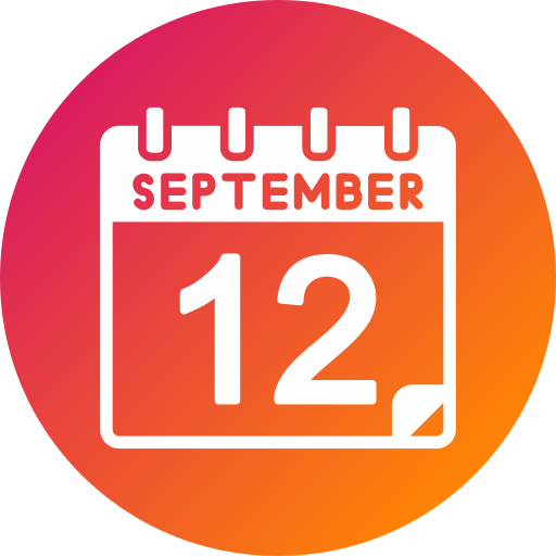 septiembre icono gratis