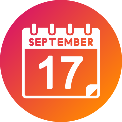 septiembre icono gratis