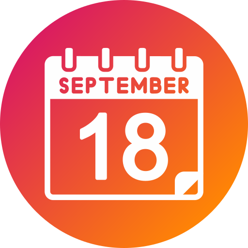 septiembre icono gratis