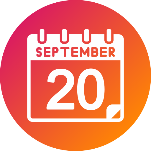 septiembre icono gratis