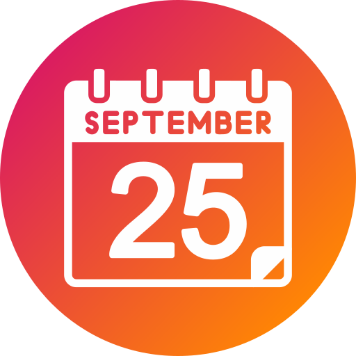 septiembre icono gratis