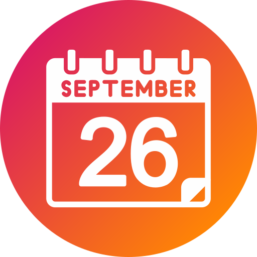 septiembre icono gratis