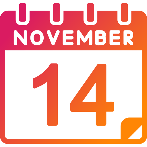 14 de noviembre icono gratis