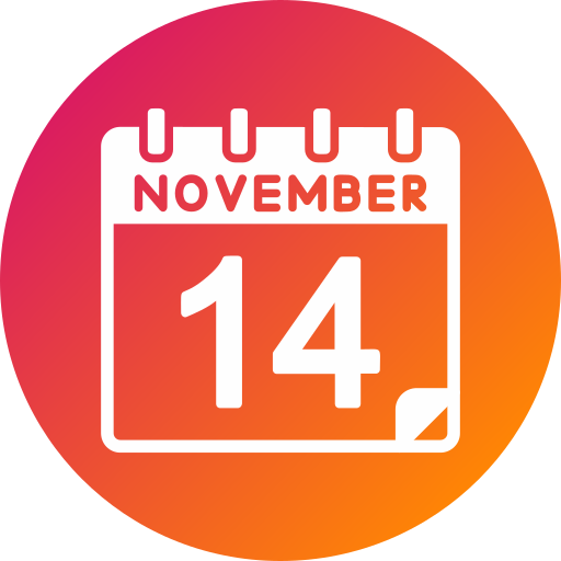 14 novembre Icône gratuit