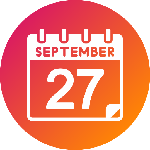 septiembre icono gratis