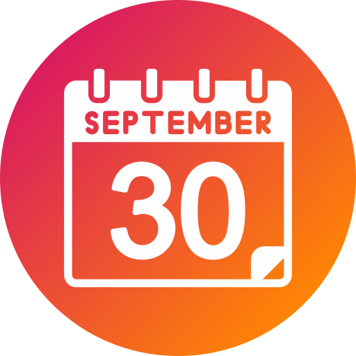 septiembre icono gratis