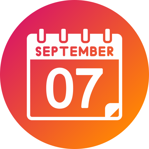 septiembre icono gratis