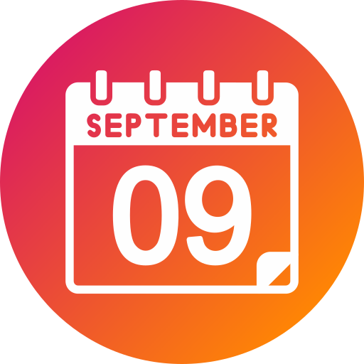 septiembre icono gratis