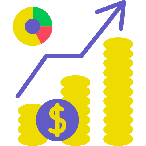 crecimiento de las ventas icono gratis