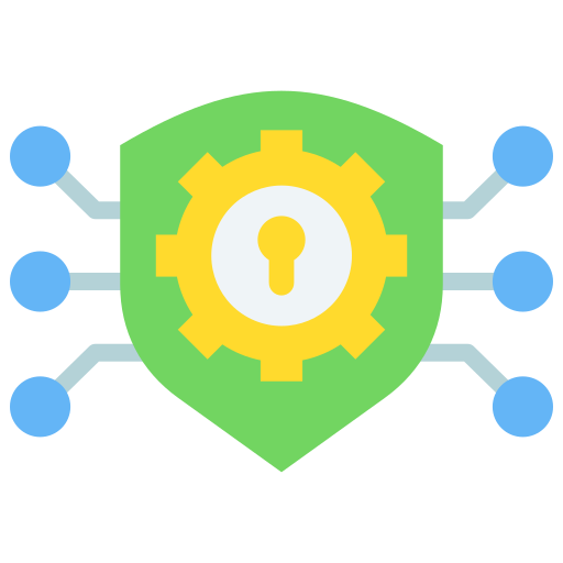 la seguridad cibernética icono gratis