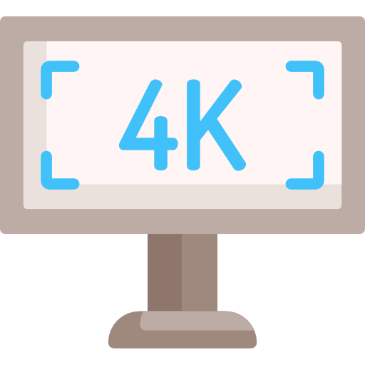 4k icono gratis