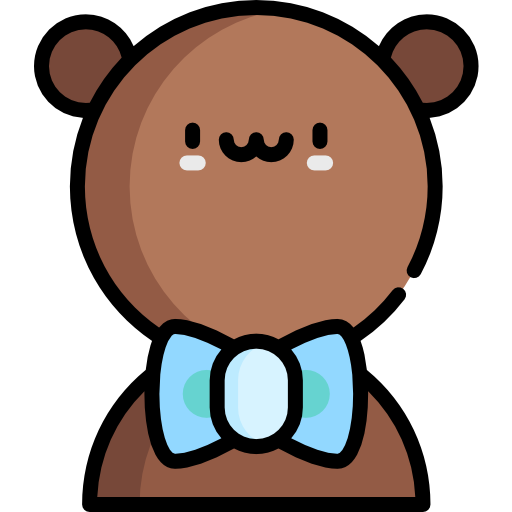 oso de peluche icono gratis