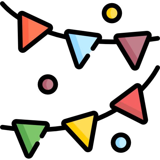 guirnaldas icono gratis